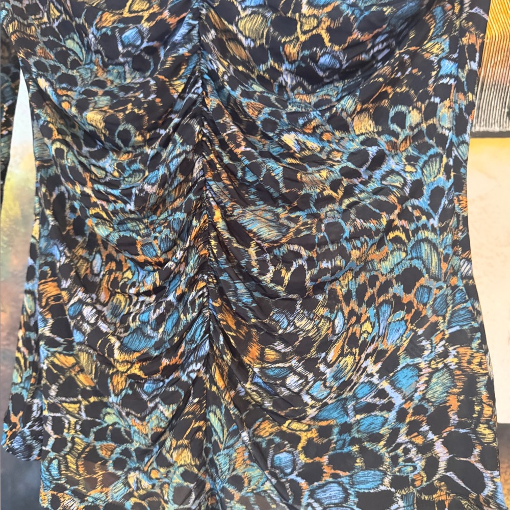 Ulla Johnson Ruched V-Neck Top  size M - Picture 10 of 10